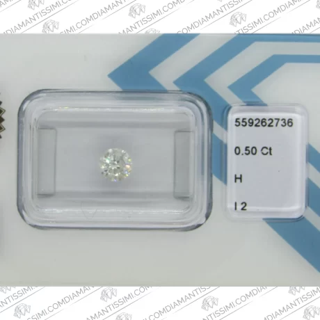 IGI Diamante 0.50 carati | H | I 2 zoom pietra