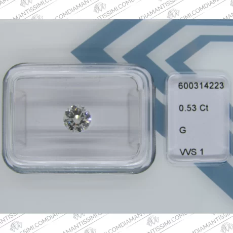 IGI Diamante 0.53 carati | G | VVS 1 zoom pietra